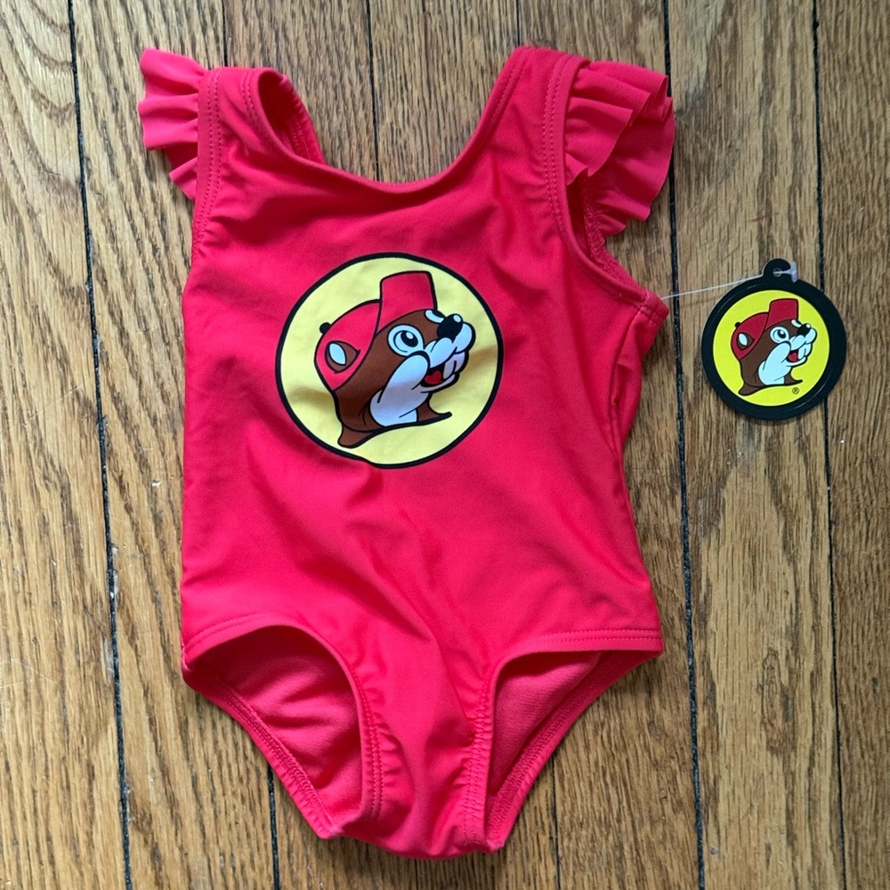 Buc-ee's Baby One Piece Swimsuit - Size 3-6 Months - NWT